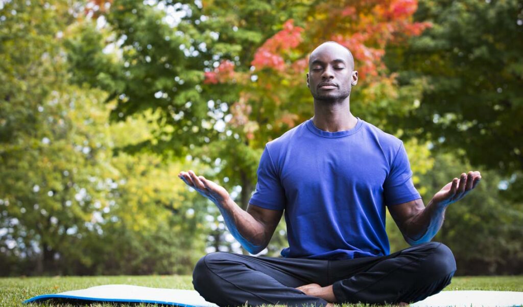 meditation and nature connection are important part of self care.