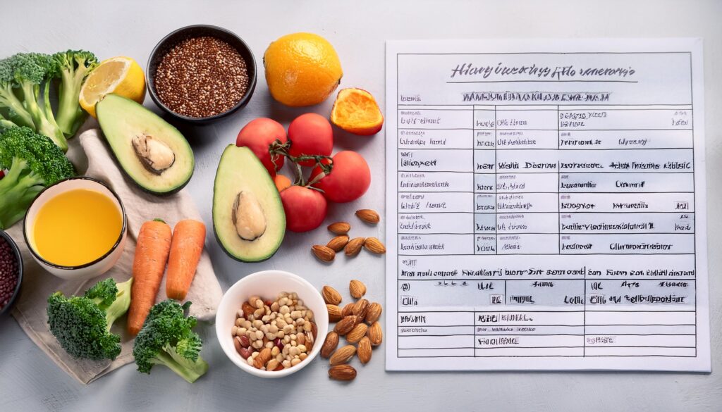 diet chart vegetarian for hypertension